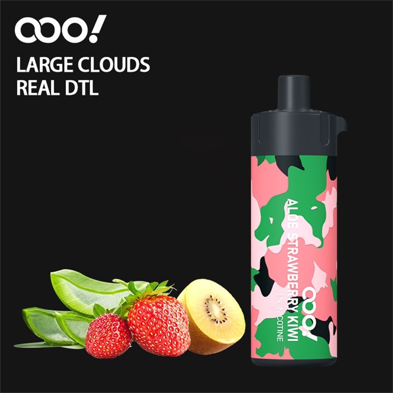 OOO! 12000 Puffs ALOE STRAWBERRY KIWI DTL/DL Disposable Vape POD 20ml – DTL  Vape US